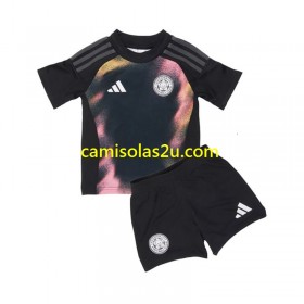 Camisolas de futebol Leicester City Criança Equipamento Alternativa 2024/25 Manga Curta